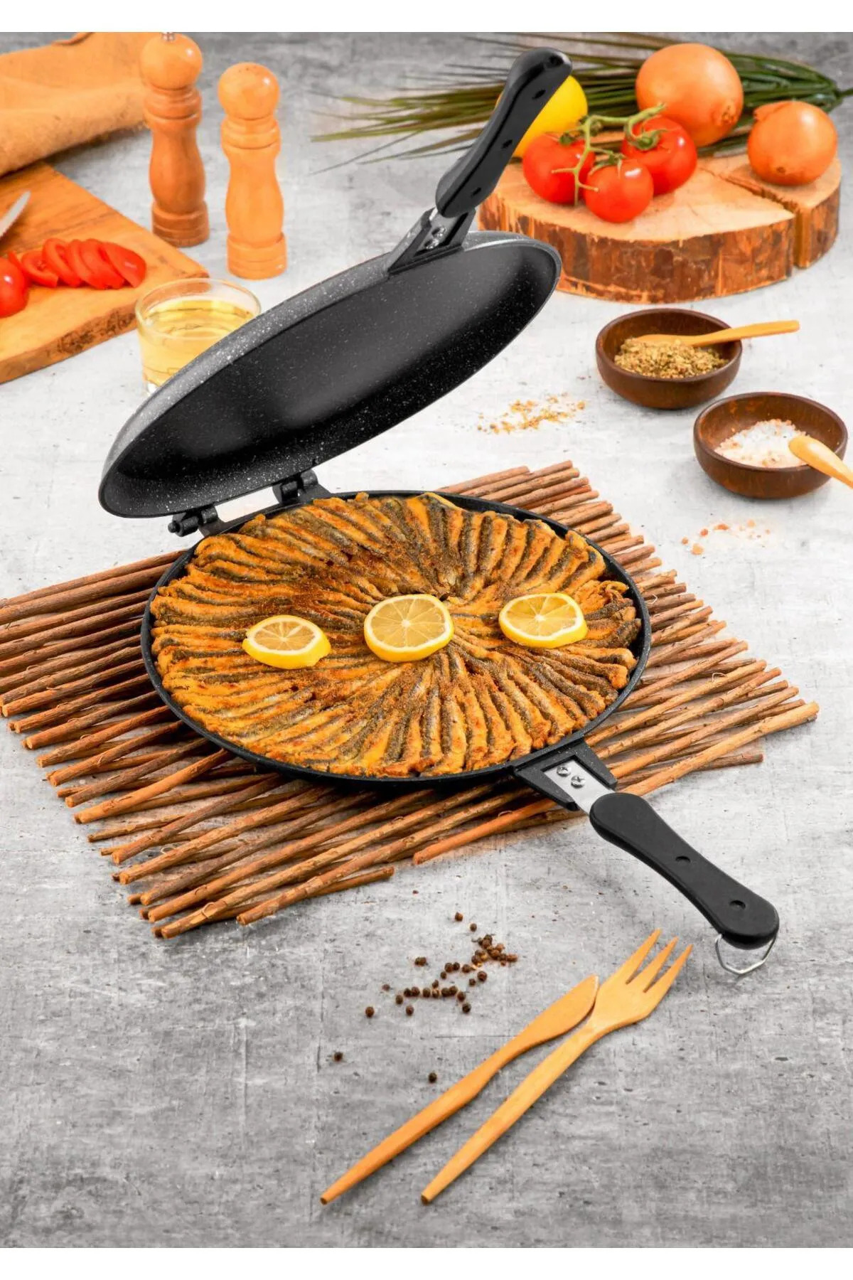 DÖKÜM BALIK TAVASI TAŞHAN Marka DÖKÜM ÇİFT TARAFLI - Görsel 2